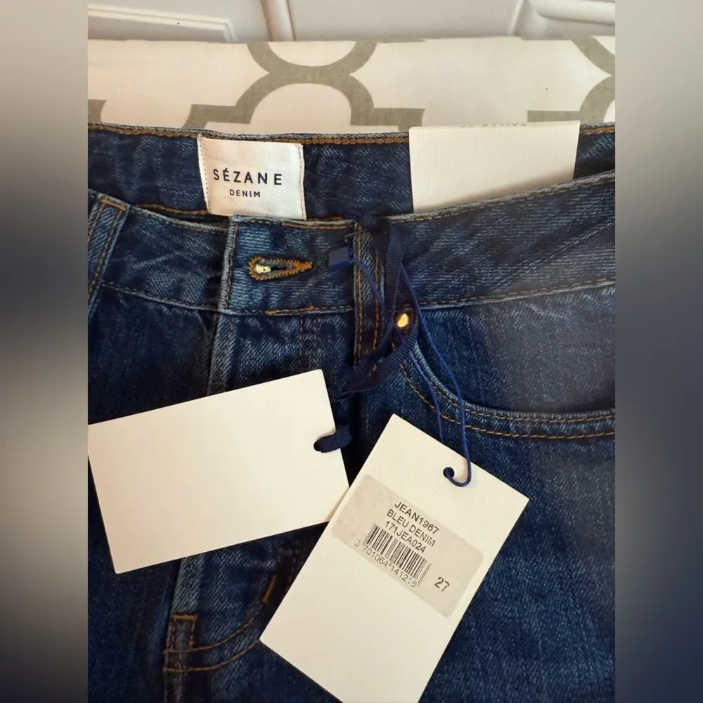 Sezane slim fit  denim Jeans NWT Size 27